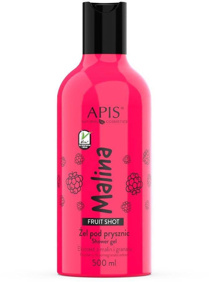 Apis Fruit Shot Malinowy żel pod prysznic, 500ml