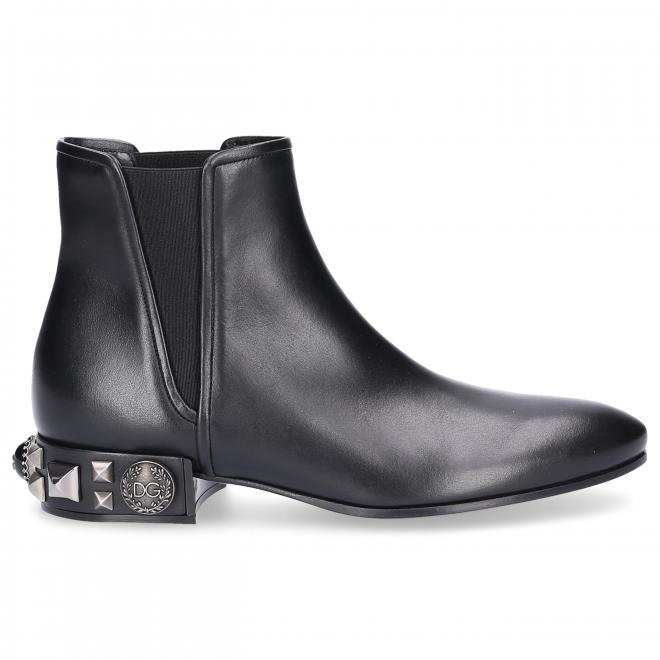 Dolce & Gabbana Dolce & Gabbana Chelsea Boots NAPOLI  skóra nappa Logo Nity czarny