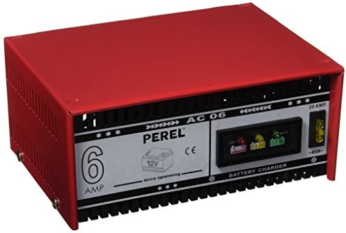 Perel ac06 ładowarka do akumulatorów ołowiowo-kwasowych- V, 230 MM X 175 MM X 115 MM Wymiary AC06