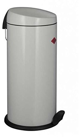 Wesco 121 531  76 capboy Maxi kosz na śmieci 22 L, metal, szary, 30 x 30 x 64 cm 121 531-76