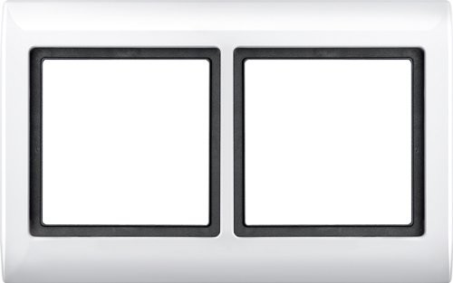 Merten 400219 Aqua designerska ramek, 2-krotnie, biel polarna 1325964