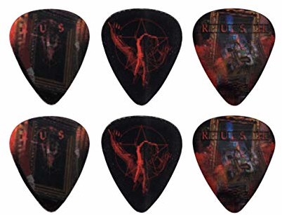 Perri's Leathers Perri's Leathers Ltd.  kostki do gitary ruchowej  Rush  2112  oficjalny produkt licencjonowany  6 sztuk  wyprodukowane w Kanadzie. LPM-RUSH1