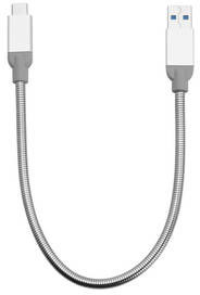 Verbatim Kabel USB-C M USB-A M 3.1 Gen 2 0.3m srebrny KKVMKKBU0080