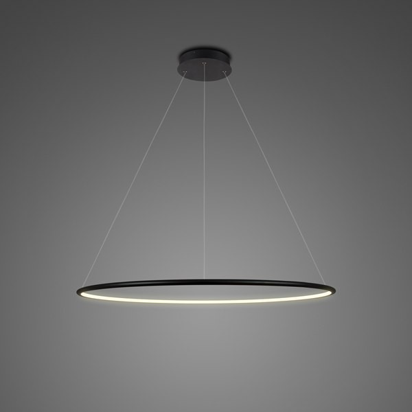 Altavola Design lampa wisząca Ledowe okręgi No 1 in 3k czarna LA073/P_40_in_3k_black