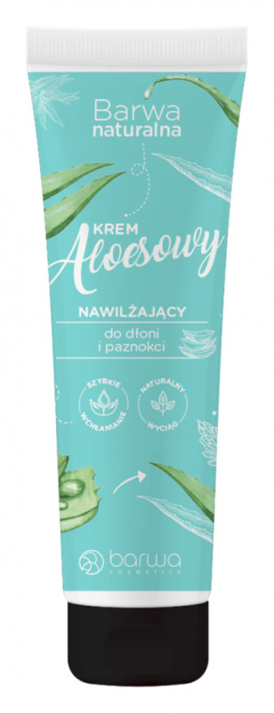 Barwa Nawilżający Krem Aloesowy do dłoni i paznokci BARKDIPA