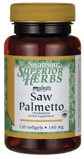 SWANSON Health Palma Sabałowa Ekstrakt 160mg Saw Palmetto 120 Kapsułek 087614142227