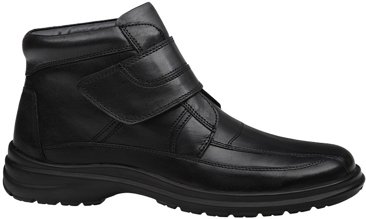 Comfortabel Trzewiki 670499-1 Czarne Extra Weit Botki ocieplane 27124