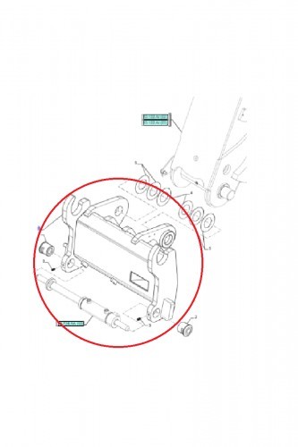 NEW HOLLAND CASE Wspornik ramienia LM 47957806 - 47855432 47957806