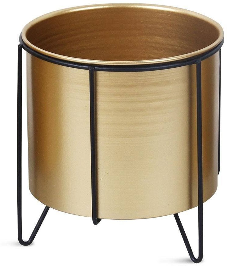 Osłonka Swen 23 cm złota na stojaku HTOP8548