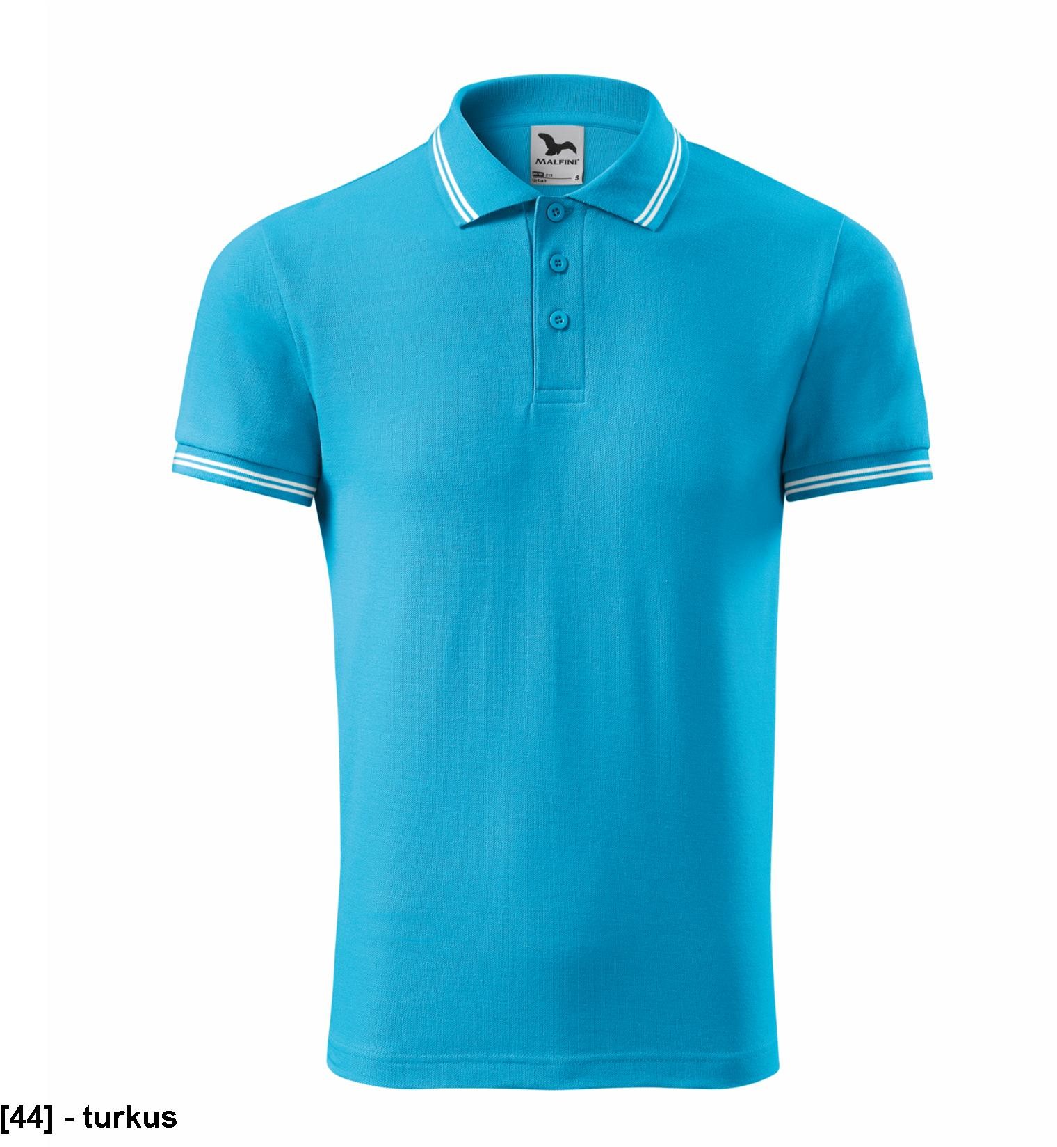 ADLER MALFINI Urban 219 - Koszulka polo męska, 200 g/m, 35% poliester, 65% bawełna, 13 kolorów - S-3XL Urban 219