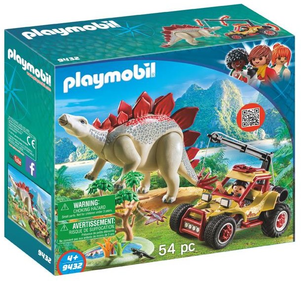 Playmobil POJAZD BADAWCZY ZE STEGOZAUREM 9432