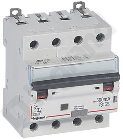 Schneider Wyłącznik-różnicowo-nadprądowy-P-314-4P-C-32A-300MA-TYP-A-Serii-DX3 411242