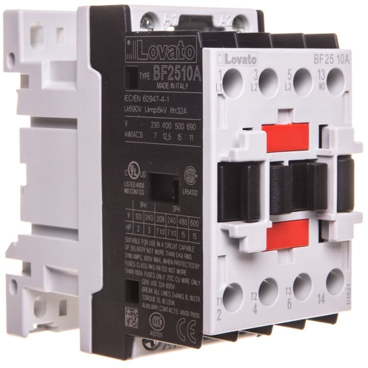 LOVATO Stycznik mocy 25A 3P 230V AC 1Z 0R BF2510A230 BF2510A230