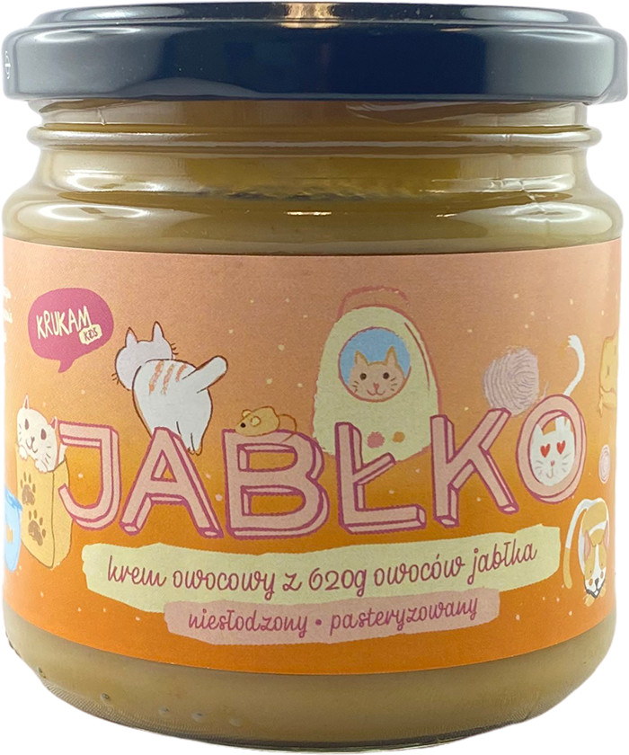 KruKam Krem owocowy 100% Jabłko 190g