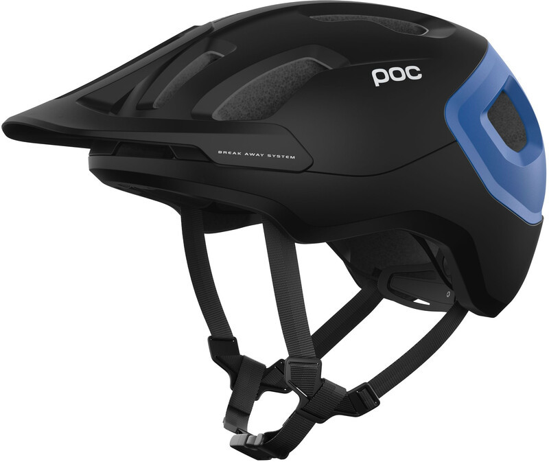 POC Axion Helmet, czarny/niebieski S | 51-54cm 2022 Kaski MTB 10740-8437-SML
