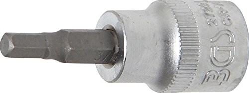 BGS wkładka bit, gwint wewnętrzny 6-kątne 3/16 cala x 48 MM, 10 MM, 3/8 cala, 2722