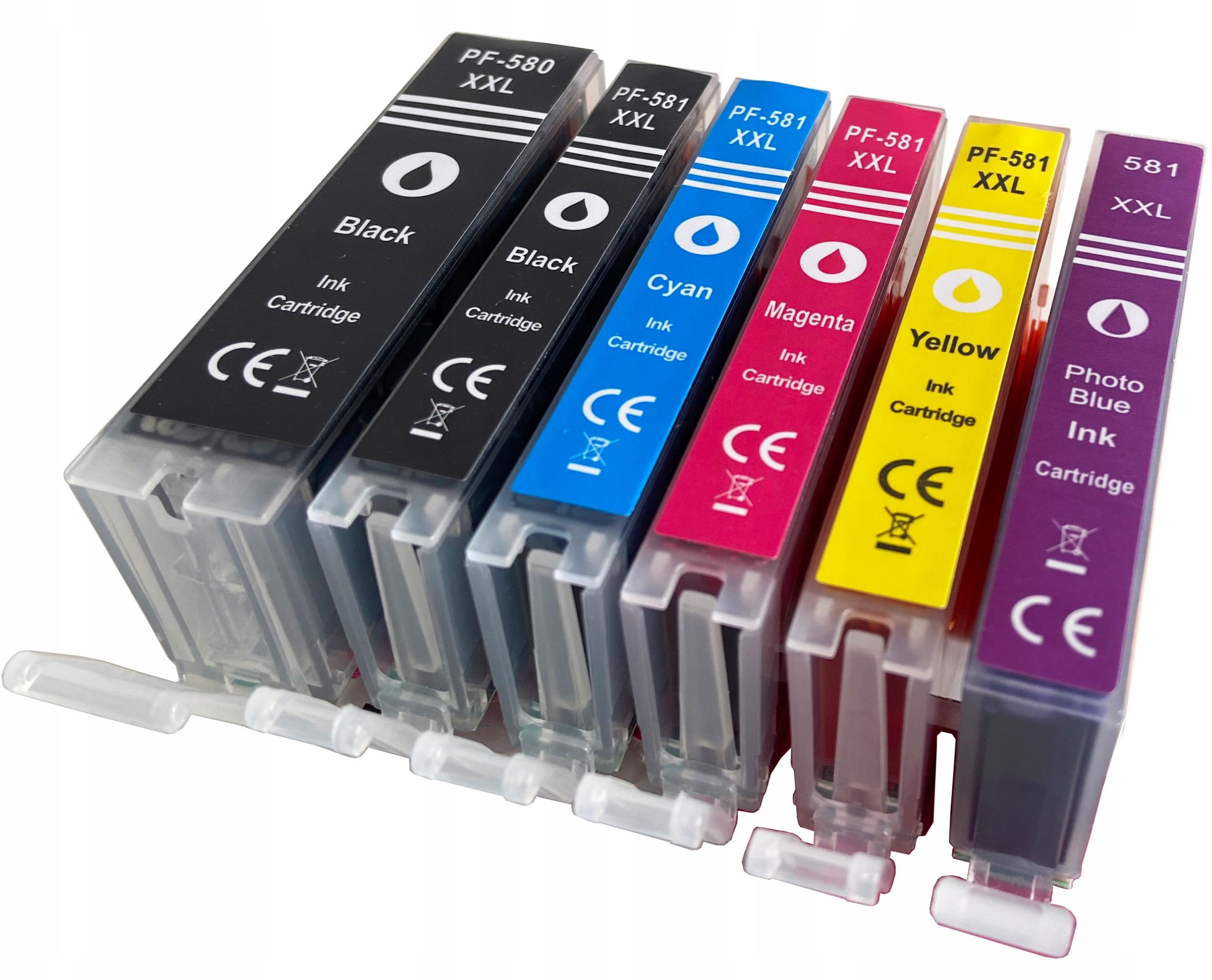6x Tusz do Canon PGI-580 CLI-581 TR7550 TS6150 XXL