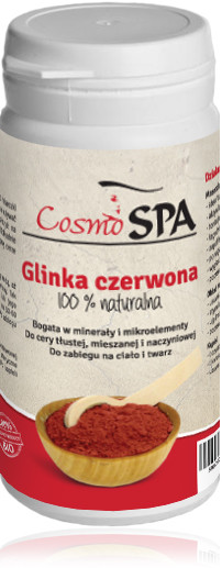 CosmoSPA Naturalna Glinka Czerwona Poprawia Koloryt Skóry