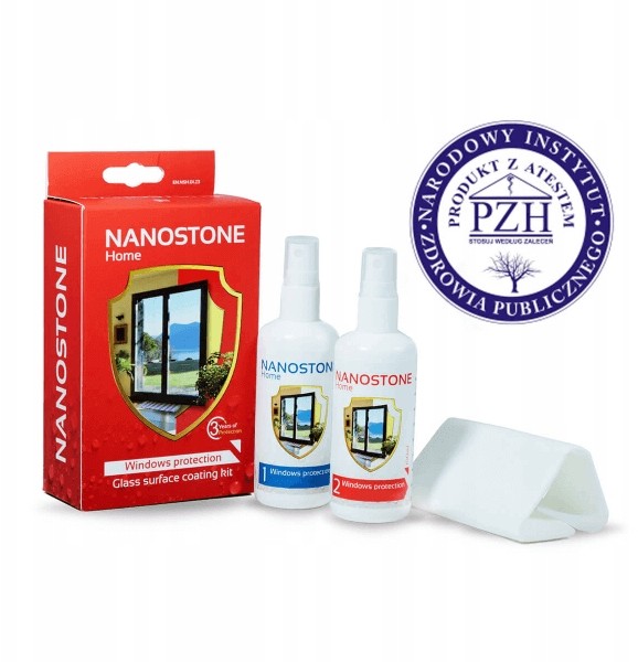Powłoka hydrofobowa do okien szkła Nanostone szyb