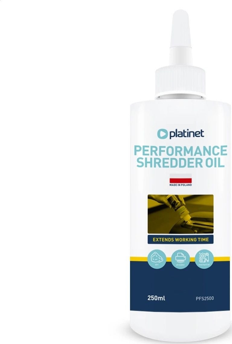 Platinet PLATINET OLEJ DO NISZCZARKI 250ML PERFORMANCE OIL FOR PAPER SHREDDERS 250ML [45549] PFS2500