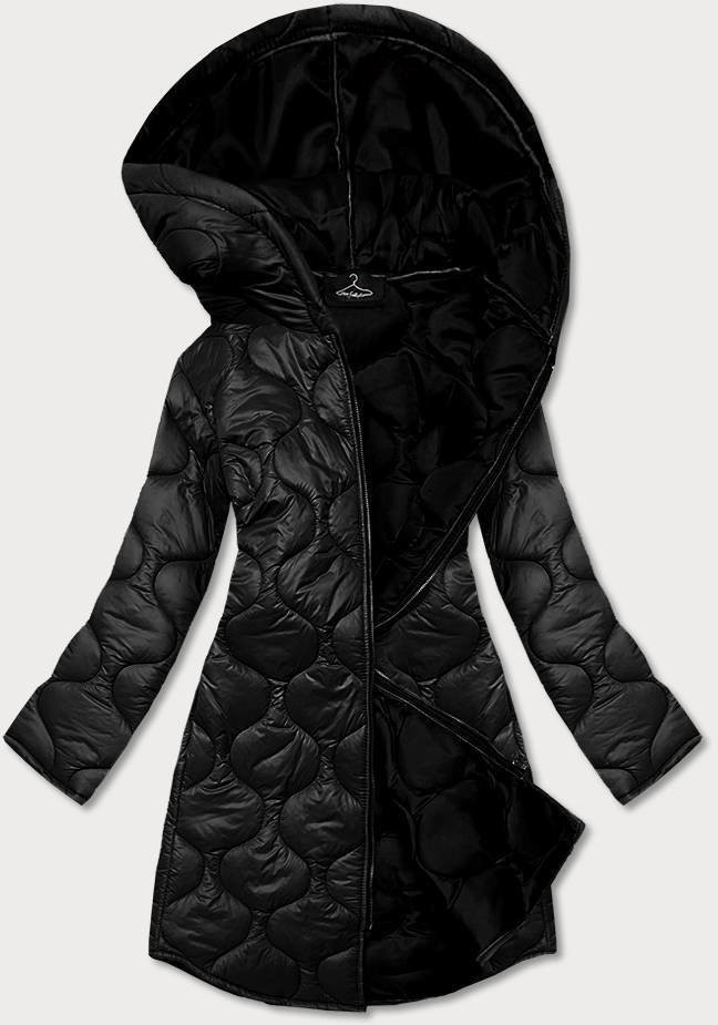 NEW COLLECTION LEKKA PIKOWANA KURTKA DAMSKA CZARNA (9613) - NEW COLLECTION