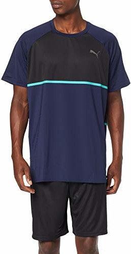 Puma Power BND Tee T-Shirt męski, niebieski, m