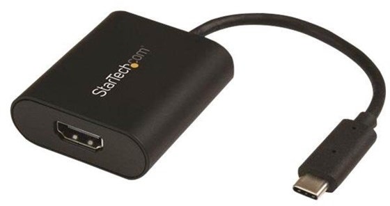 StarTech com com USB-C to HDMI Adapter with Presentation Mode Switch - 4K 60Hz - external video adapter - black CDP2HD4K60SA