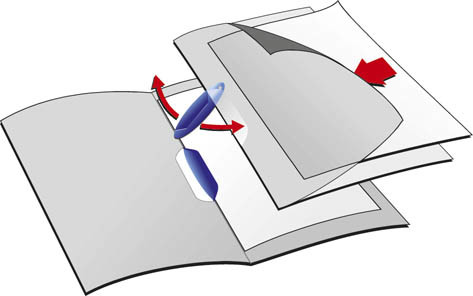Durable SKOROSZYT ZACISKOWY SWINGCLIP A4 GRANATOWY 30K