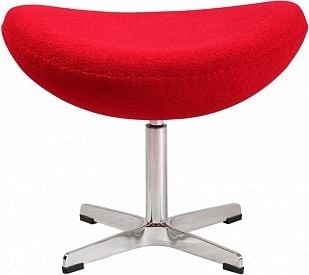 King Home Podnóżek EGG CLASSIC czerwony 5900168807846