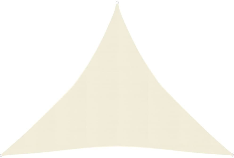 vidaXL Żagiel przeciwsłoneczny, 160 g/m, kremowy, 6x6x6 m, HDPE 311212
