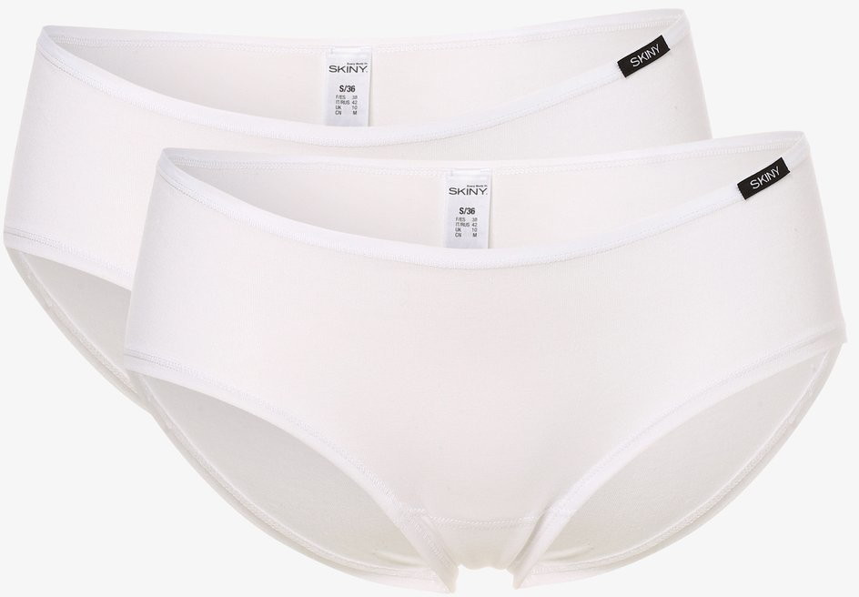 Skiny majtki damskie w dwupaku, biały