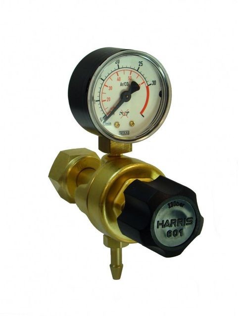 HARRIS Reduktor gazu z 1 manometrem AR-CO2 HARRIS