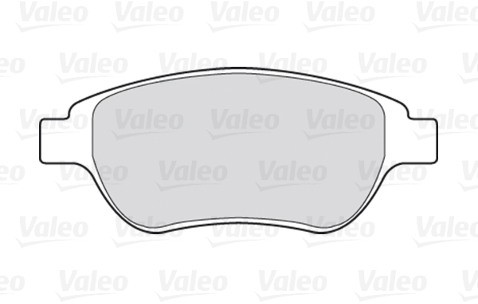 VALEO Zestaw klocków hamulcowych, hamulce tarczowe 301465