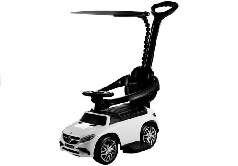 Import leantoys Jeździk Mercedes GLE 63 z Daszkiem Biały