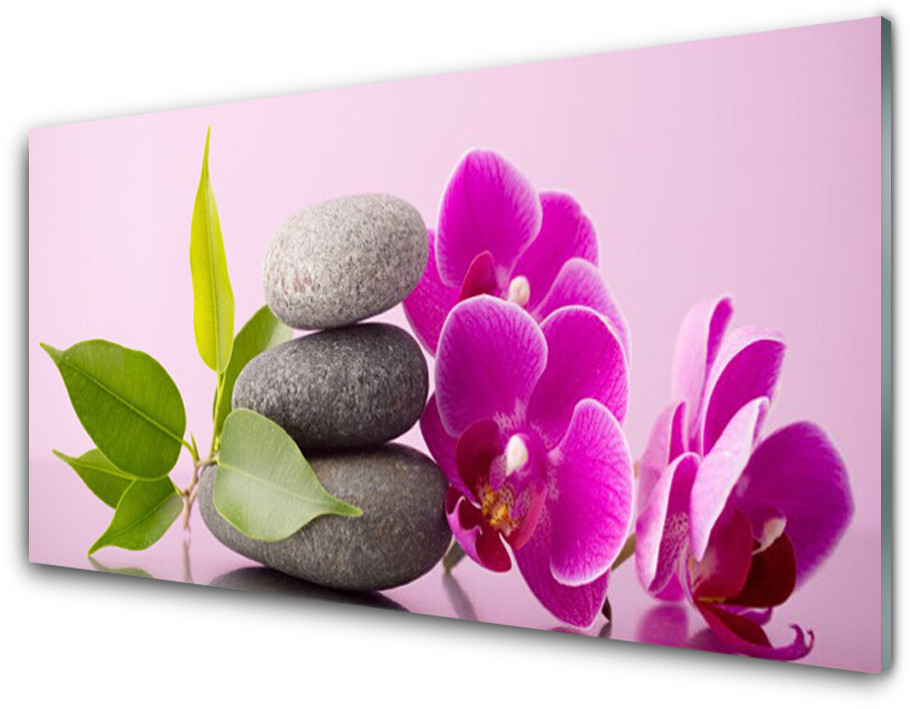Tulup.pl Panel Szklany Orchidea Storczyk Kwiaty 140x70cm