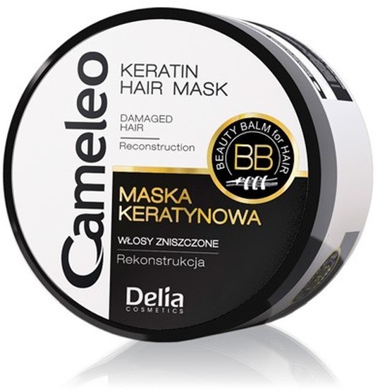 Delia Włosy Zniszczone Cameleo BB Maska Keratynowa Do Włosów 50ml