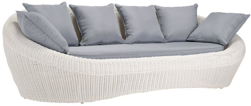 Unique Vente Sofa ogrodowa 3-osobowa WHITEHEAVEN z technorattanu - Kolor ecru