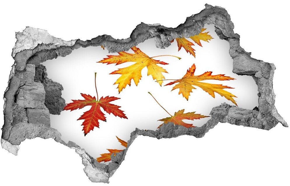 Wallmuralia.pl Samoprzylepna naklejka na ścianę Jesienne liście