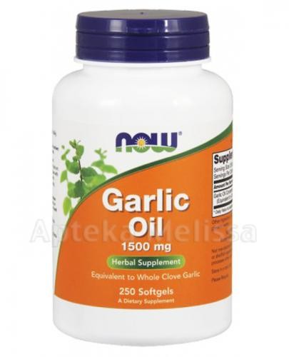 Now Foods PRO NATURA Garlic Oil 1500 mg 250 kaps