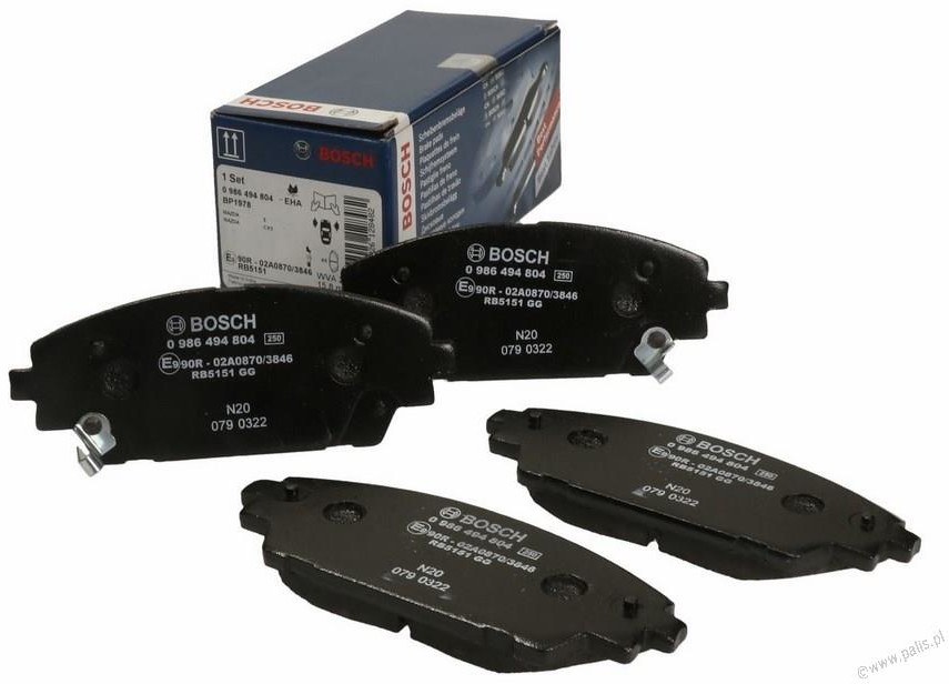 Bosch Klocki hamulcowe 0 986 494 804 BP1978 0986494804