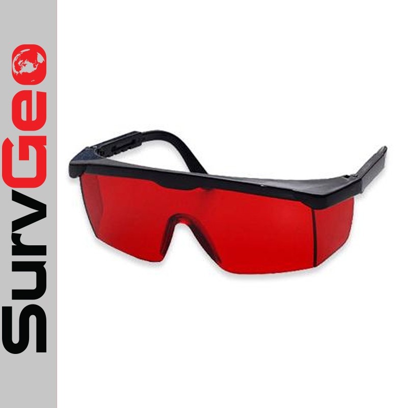 SurvGeo Okulary laserowe z filtrem czerwonym OK
