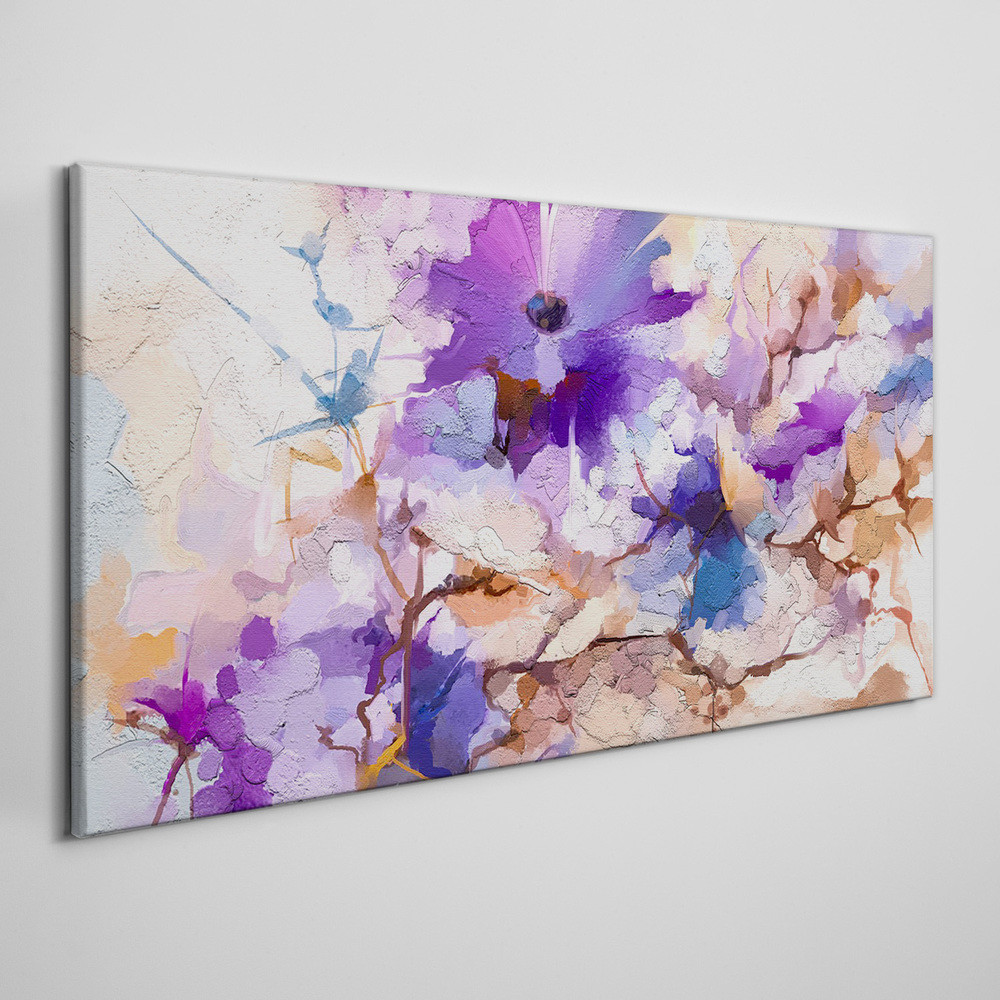 PL Coloray Obraz na Płótnie kwiaty kwiaty rośliny 140x70cm