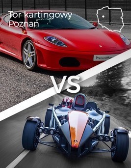 Jazda Ferrari F430 vs Ariel Atom  Tor kartingowy Poznań P0001996