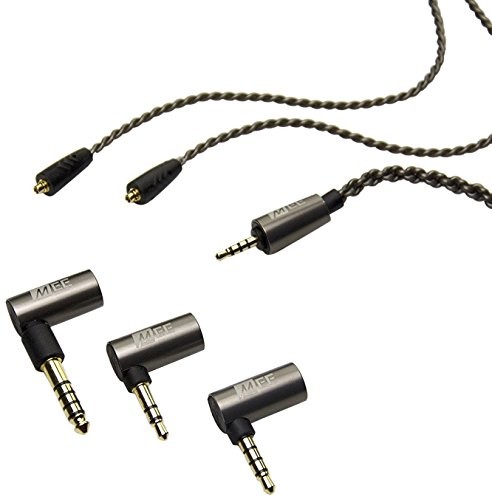 MEE Audio CMB-Bal-Set - Universal MMCX-2,5 mm zrównoważony kabel audio 51 cali czarny