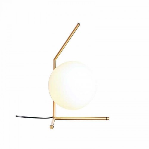 Step into Design Lampa stojąca SOLARIS biało mosiężny 39 cm 34 [7504148]