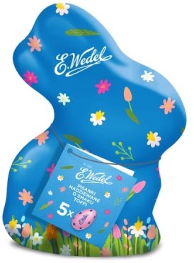 Wedel Puszka Zając Wielkanocny z pisankami nadziewanymi toffi 100g 40E0-2825B