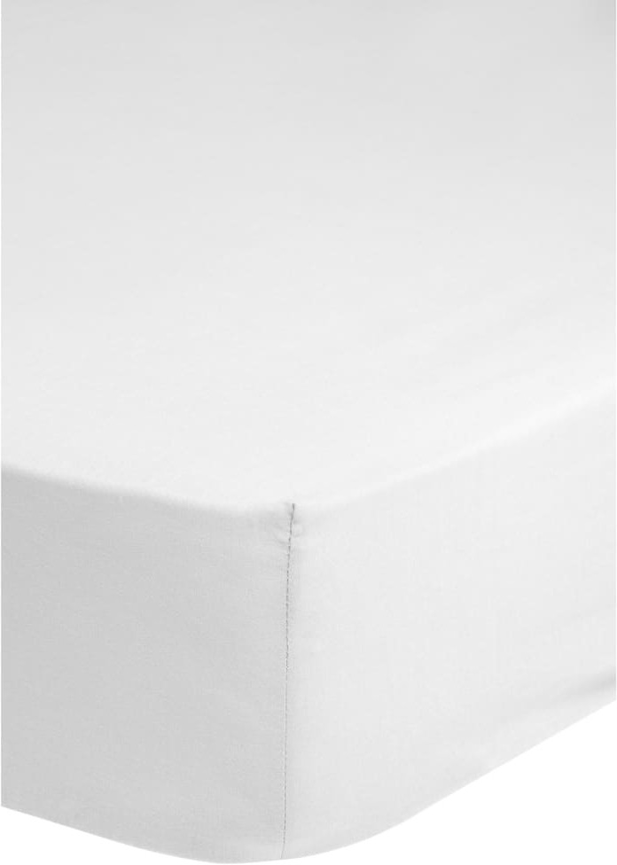 Muller Textiles Good Morning Prześcieradło z gumką, 180x200 cm, białe 0270.00.46
