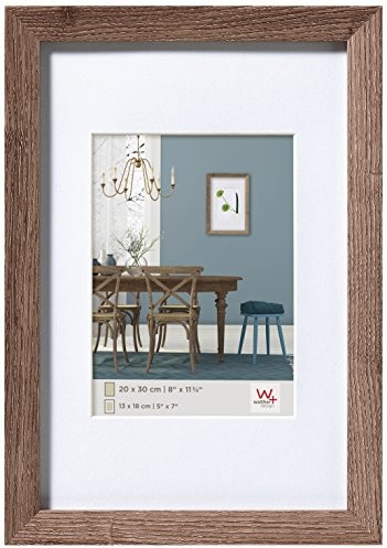 Walther wzornictwo fiorito drewniana rama 30 x 40 cm ramka na zdjęcia, drewno, orzech, 30 x 40 cm EF040N