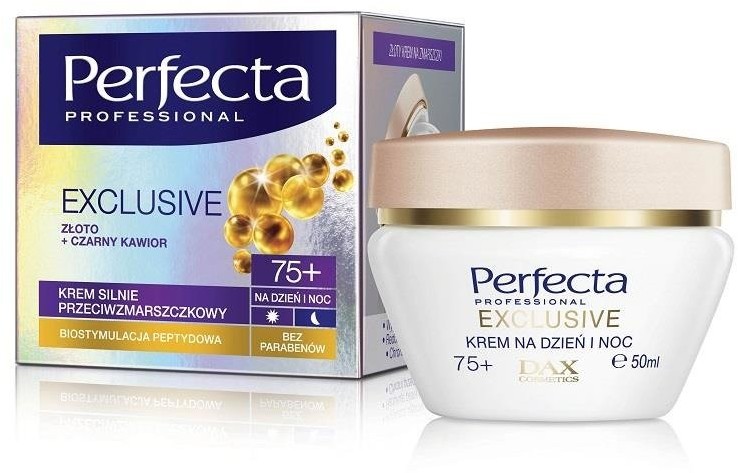 DAX Cosmetics Exclusive 75+ krem silnie przeciwzmarszczkowy na dzień i na noc 50ml