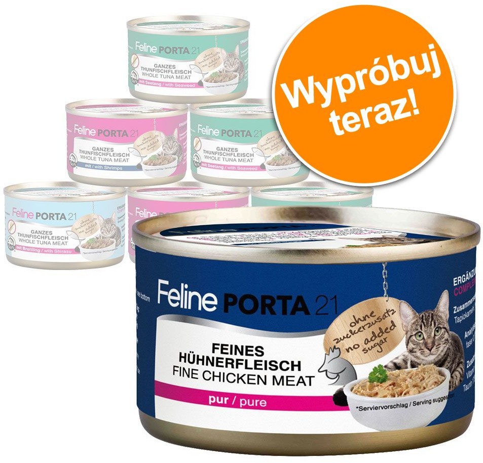 Porta 21 Feline Tuńczyk z wołowiną 90g